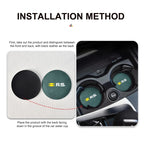 Suede Car Cup Holder Coasters – Anti-Slip Accessories for Renault Vehicles