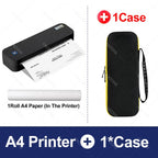 Portable A4 Thermal Printer – Bluetooth Photo and Document Maker for Office