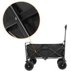 Collapsible Utility Wagon – Heavy Duty Folding Cart for Beach and Camping