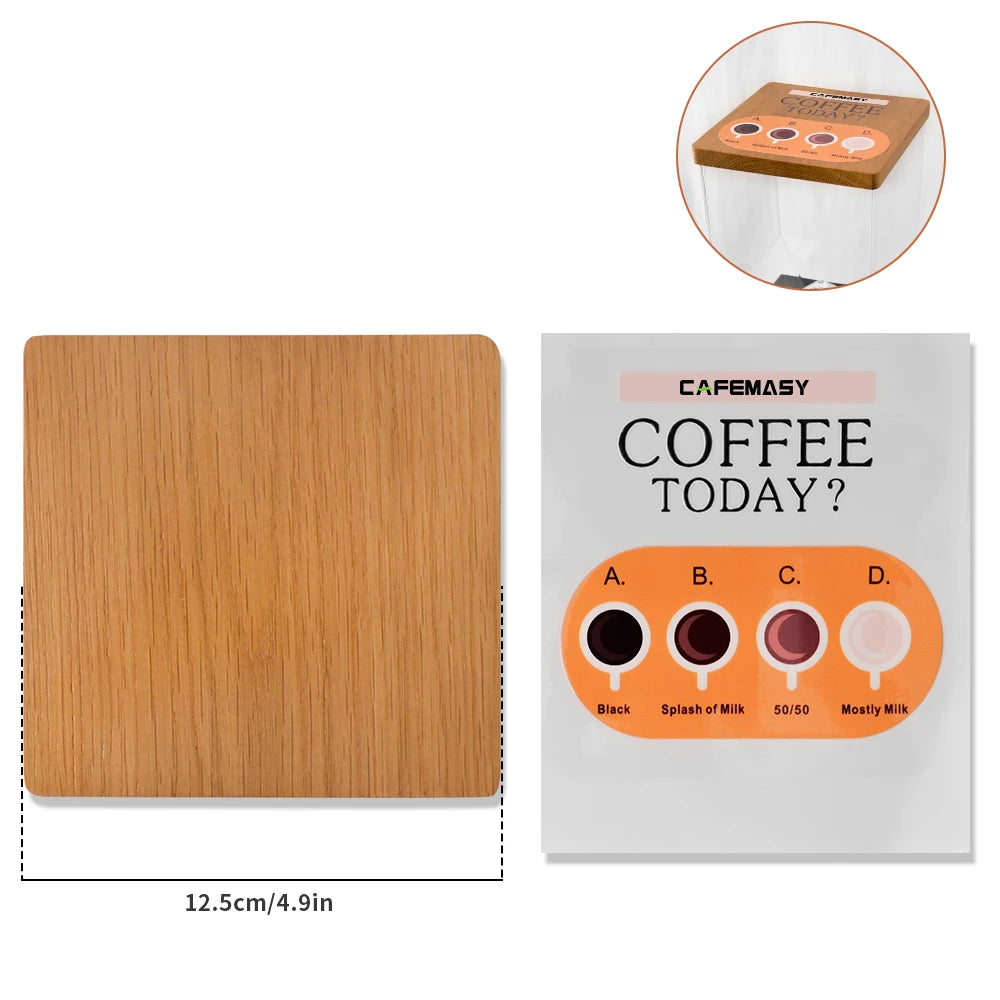 Wooden Coffee Grinder Lid – Replacement Hopper Cover for Eureka Mignon