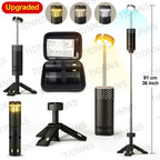 Rechargeable Telescopic LED Flashlight – Multifunctional Lamp for Outdoor Camping