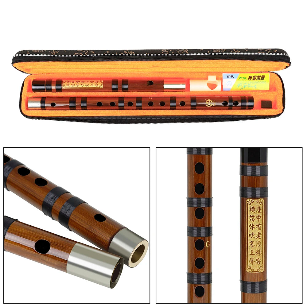 Bamboo Dizi Flute – Professional Woodwind Instrument for Traditional Music