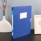 Foldable A4 File Folder – Large Capacity PP Document Storage for Office