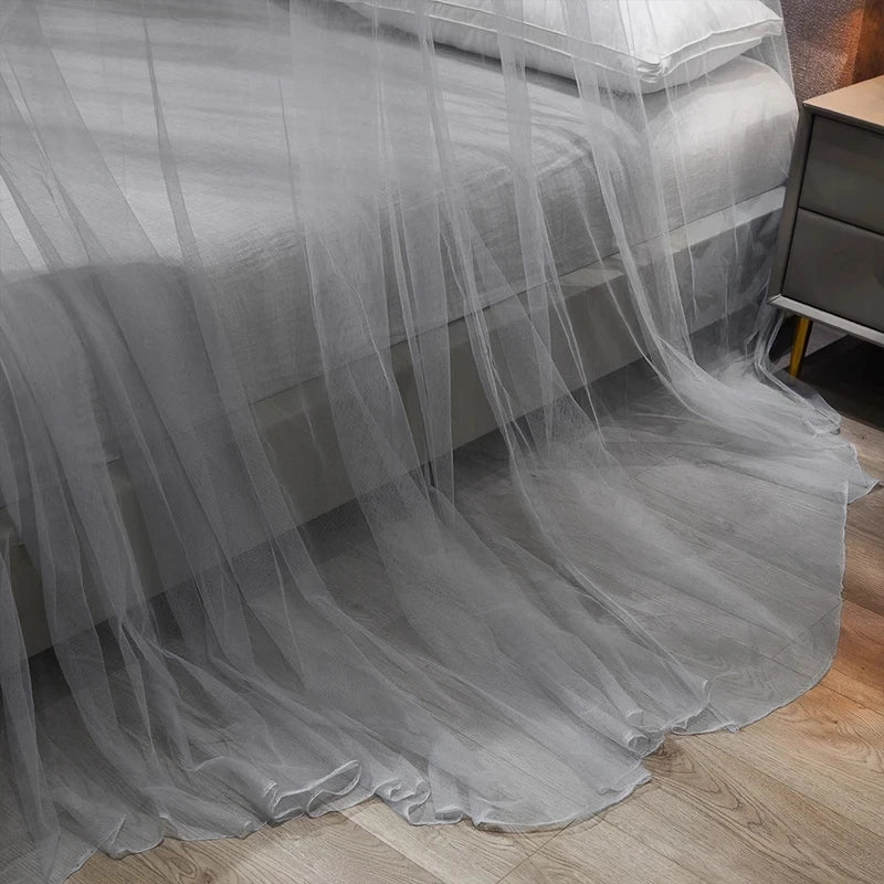 Elegant Mesh Mosquito Net – Double Bed Canopy for Home Bedroom Protection