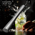 Stainless Steel Cocktail Muddler – Professional Barware for Home Bartending