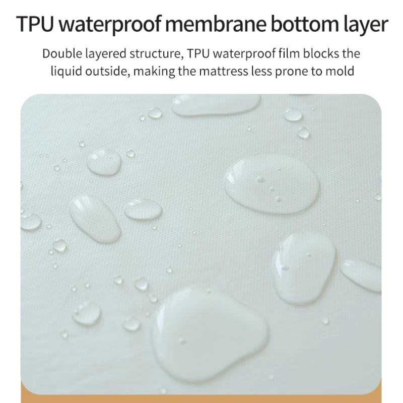 Waterproof Fitted Mattress Protector – Elastic Bed Cover for Home Bedding