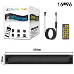Flexible LED Matrix Panel – RGB Bluetooth App Control for Shop Signage
