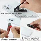 Aluminum Foldable Phone Stand – Adjustable Desktop Mount for Mobile Devices