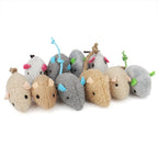 Plush Catnip Mice – Interactive Toy for Kitten Play and Exercise