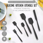 Silicone Spatula Set – Heat-Resistant Non-Stick Tools for Cooking and Baking