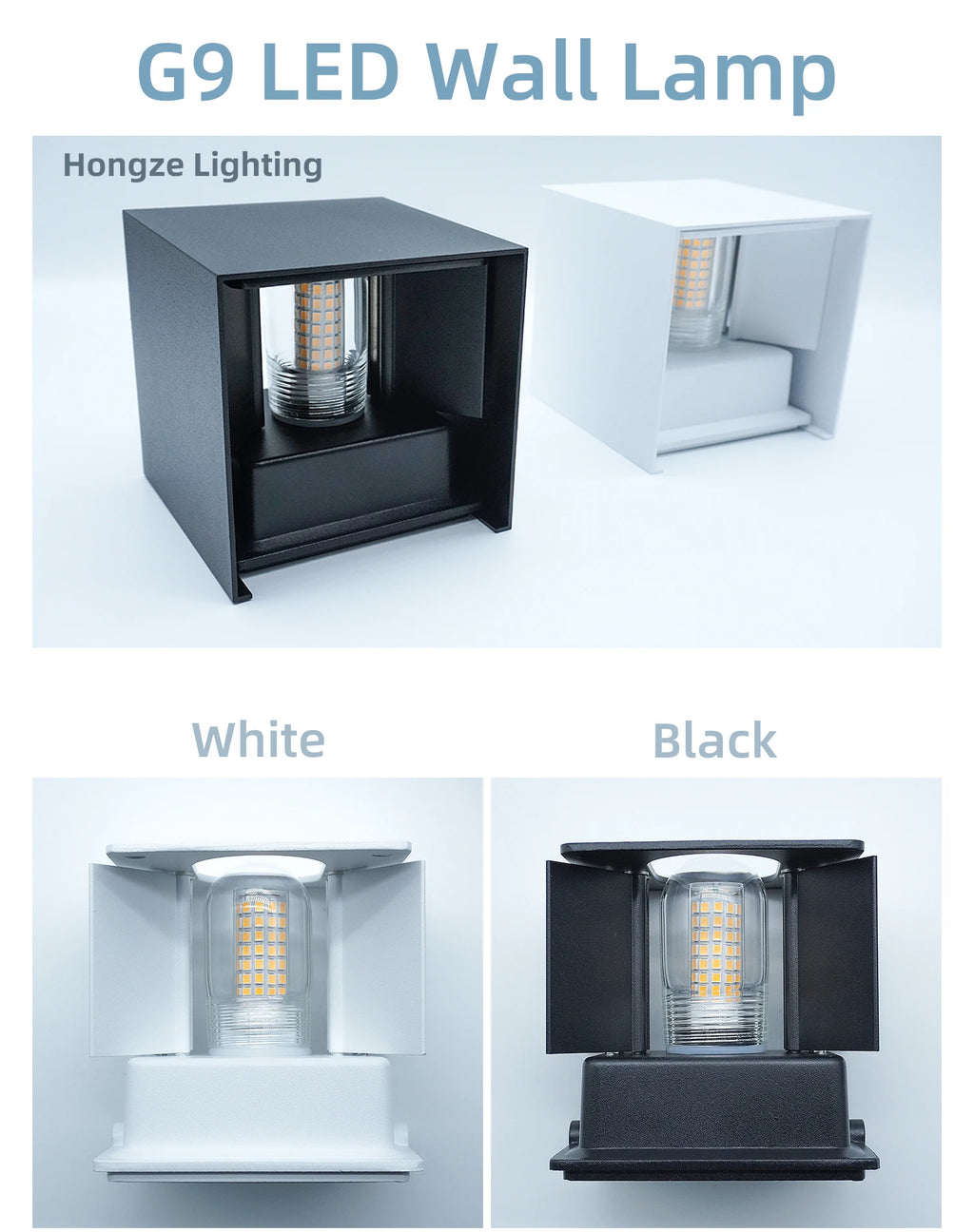 Modern Aluminum LED Wall Lamp – Waterproof IP65 Light for Indoor Outdoor Decor