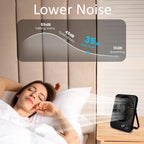 Portable Foldable Desk Fan – 5-Speed USB Rechargeable Fan for Office Home
