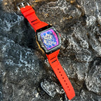 Luminous Tonneau Men's Watch – Luxury Sport Calendar Wristwatch for Daily Wear