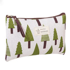 Canvas Small Cosmetic Bag – Portable Makeup Organizer for Travel