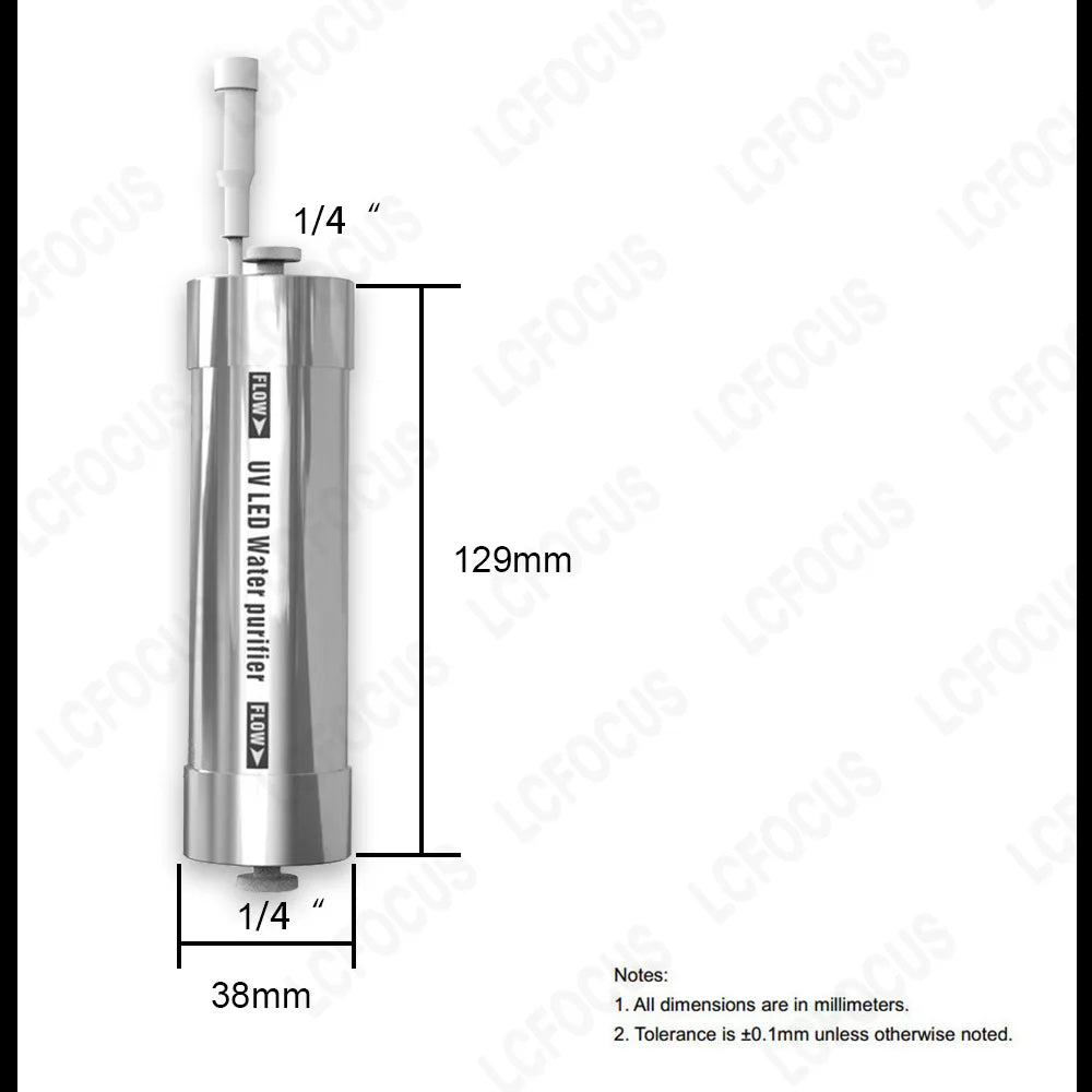Deep UV UVC LED Lamp – 270nm-280nm Ultraviolet Light for Water Sterilization