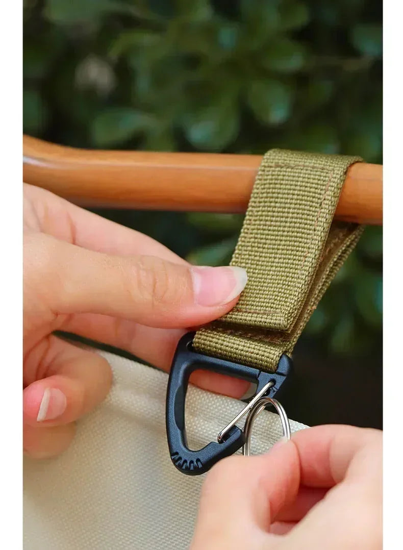 Nylon Tactical Glove Hook – Durable Carabiner Clip for Outdoor Camping