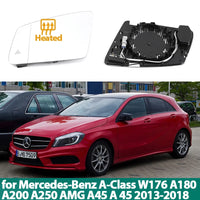 Heated Wing Mirror Glass – Replacement for Mercedes-Benz A-Class W176