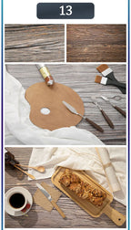 Marble Wood Grain Photography Backdrop – 57x87cm Waterproof Studio Props