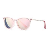 Vintage Round Kids Sunglasses – Polarized Metal UV400 Eyewear for Outdoor Play