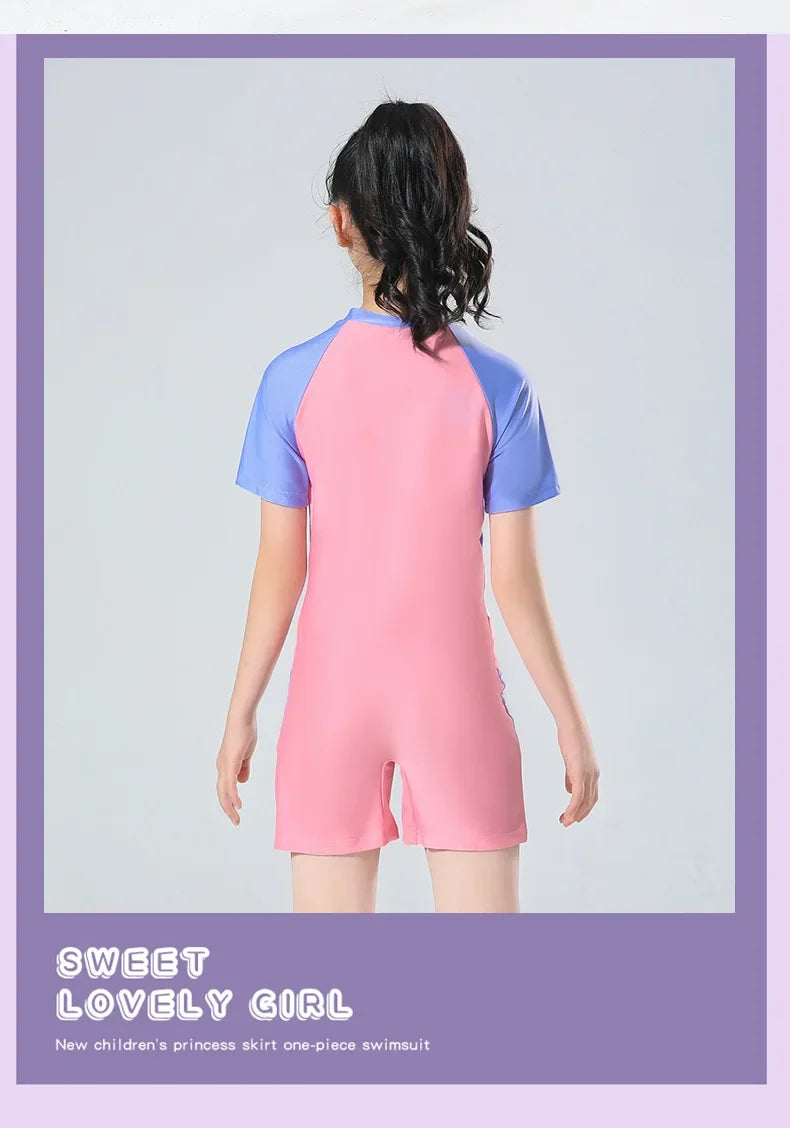 Professional One-Piece Swimsuit – Thermal Training Gear for Women and Kids