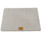 Orthopedic Foam Dog Bed – Removable Faux Fur Cover for Crates