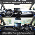 Dashboard Cover Dashmat – Protective Sunshade Carpet for Toyota C-HR