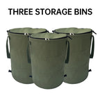 Foldable Outdoor Trash Can – Large Capacity Storage Bin for Camping and Laundry