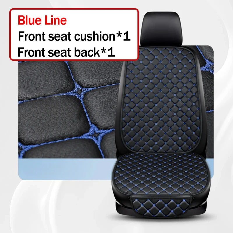 Universal PU Leather Car Seat Cover – Minimalist Soft Cushion for Auto Interior