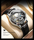 Automatic Mechanical Wristwatch – Skeleton Dial for Men Business Formal