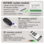 WiFi Smart Curtain Switch – Rolling Shutter Controller for Alexa Home Automation