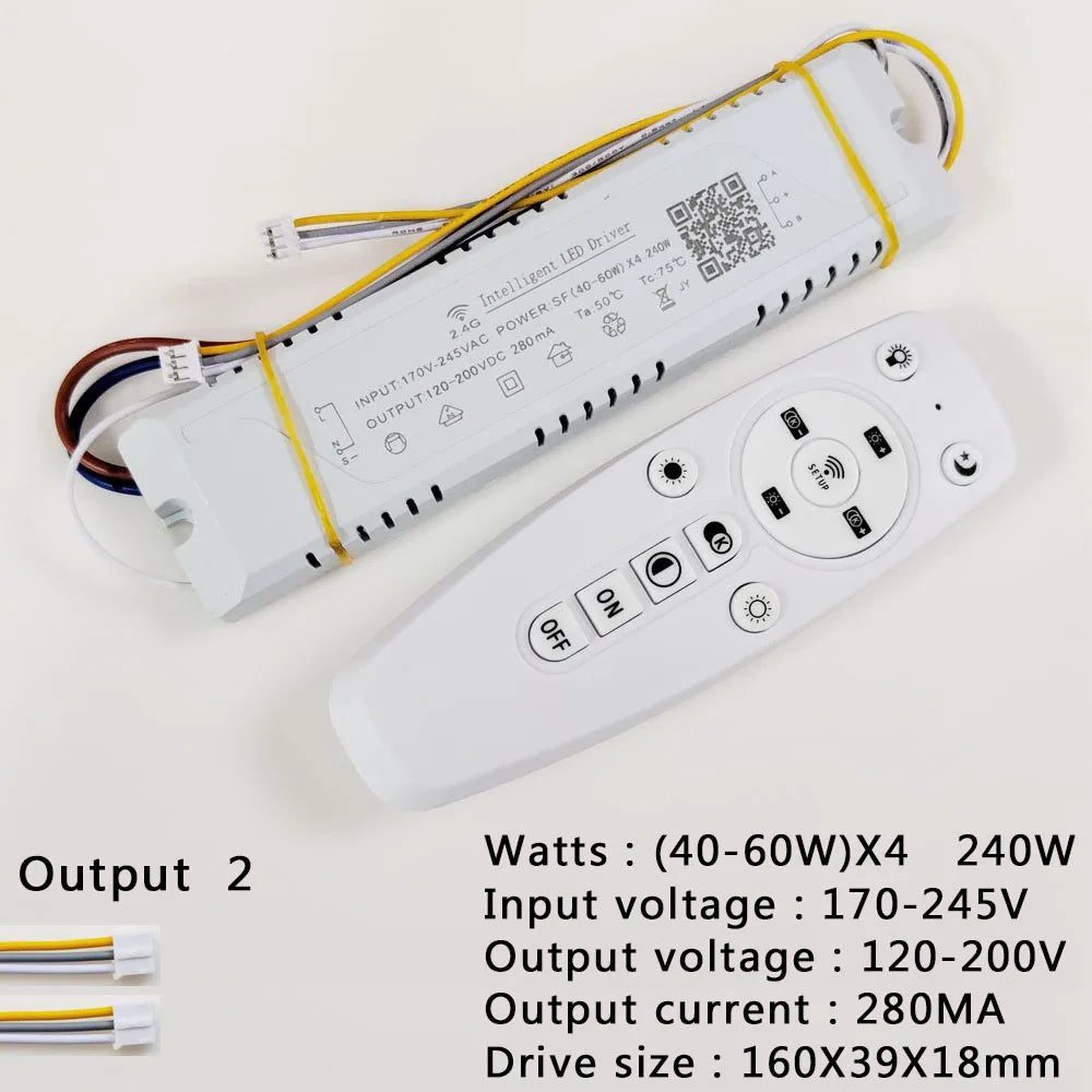 Smart LED Transformer – App Control Dimmable Driver for Ceiling Chandeliers