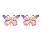 Acrylic Butterfly Beads – 25x38mm Gradient Charms for DIY Jewelry Making