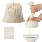 Cotton Gauze Straining Cloth – Reusable Filter for Tofu Cheese and Coffee