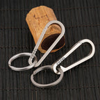 Titanium Alloy Carabiner Keychain – Multifunctional Tool for EDC Gear