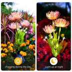 Solar Flower Stake Lights – Waterproof LED Garden Lamps for Outdoor Decoration