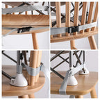 Portable Baby Booster Seat – Folding Dining Chair for Travel and Outdoor Use