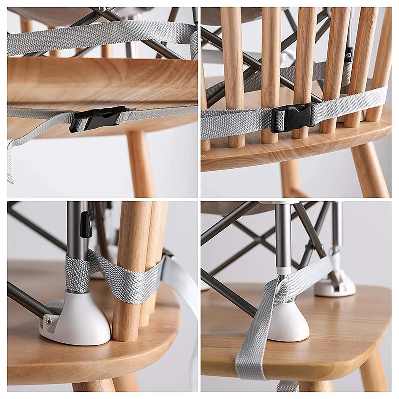Portable Baby Booster Seat – Folding Dining Chair for Travel and Outdoor Use