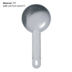 Pet Food Scooping Shovel – Ergonomic Measuring Spoon for Dog and Cat Feeding