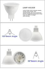 MR16 LED Spotlight Bulb – 6W GU5.3 Energy Efficient Lamp for Home Lighting