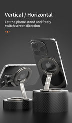 Magnetic Phone Ring Holder – Double-Sided MagSafe Kickstand for Smartphones