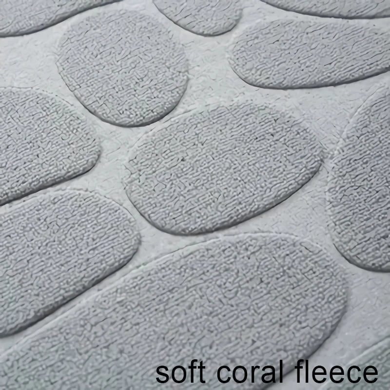 Absorbent Bathroom Rug – Slip-Resistant Floor Mat for Shower and Bathtub