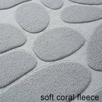 Absorbent Bathroom Rug – Slip-Resistant Floor Mat for Shower and Bathtub