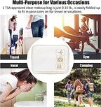 Transparent PVC Travel Toiletry Bag – Waterproof Cosmetic Organizer for Packing