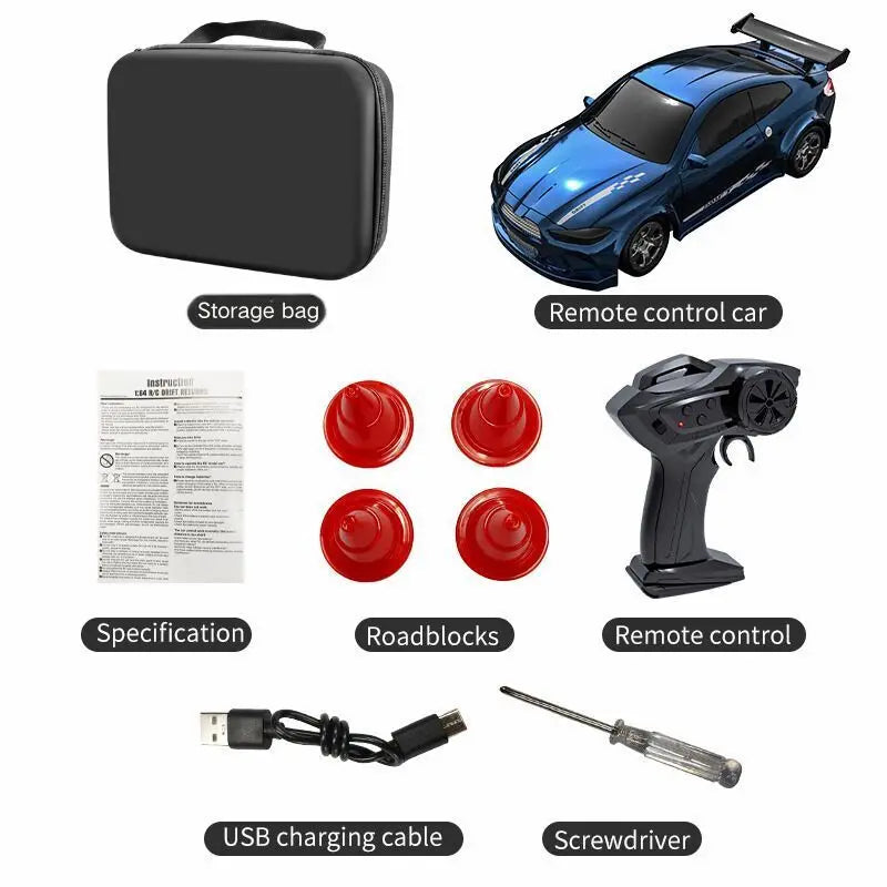 1:64 Drift RC Car – Four-Wheel Drive Racing Toy for Kids