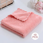 Coral Fleece Microfiber Towels – Thickened Soft Absorbent Cloth for Home Bath