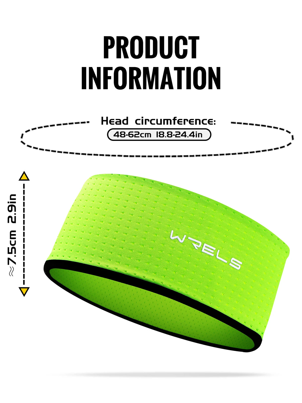 Breathable Elastic Sweatband – Quick-dry Sports Headband for Gym and Yoga