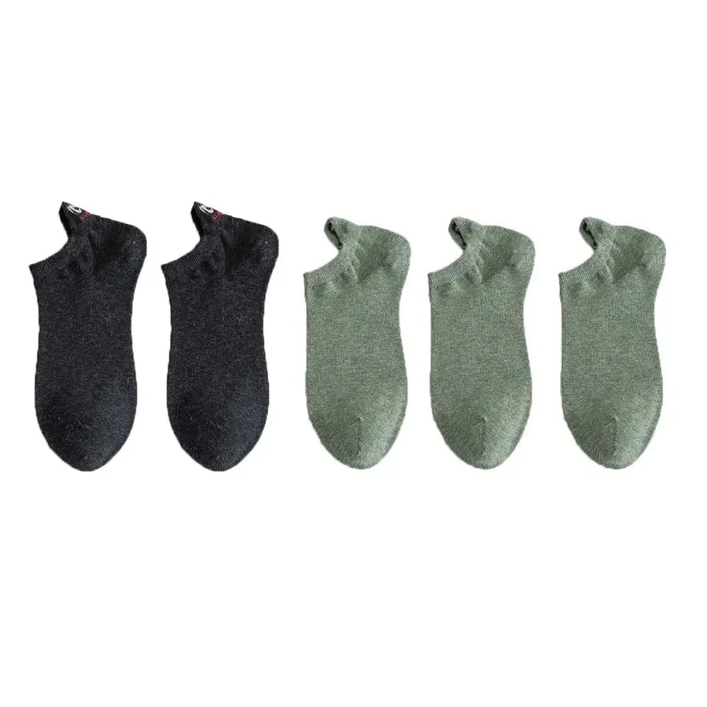 Embroidered Expression Ankle Socks – Kawaii Cotton Fashion for Casual Wear