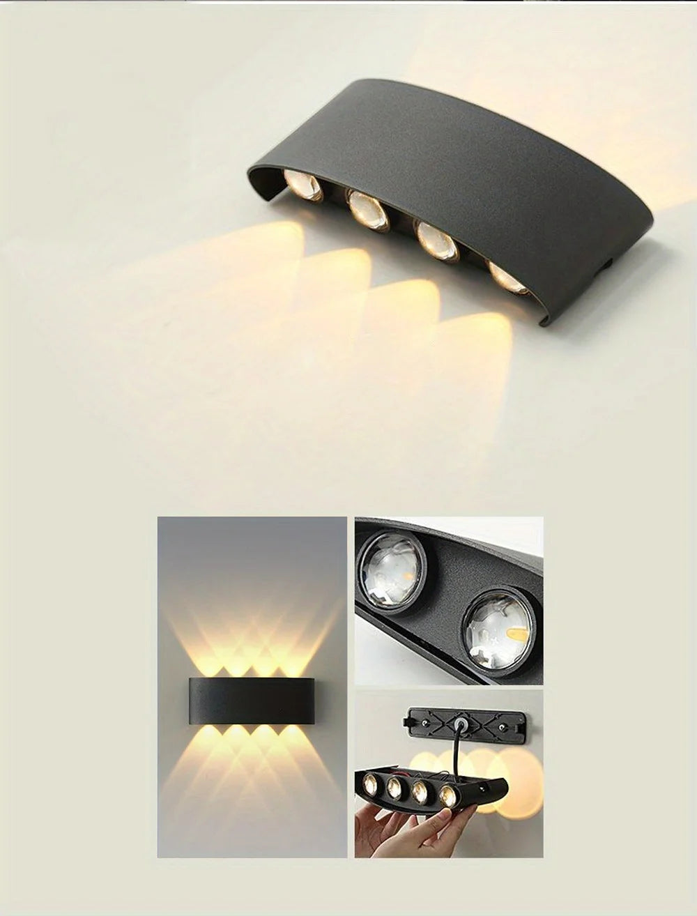 LED Wall Light – Waterproof High Brightness for Indoor Outdoor Decor