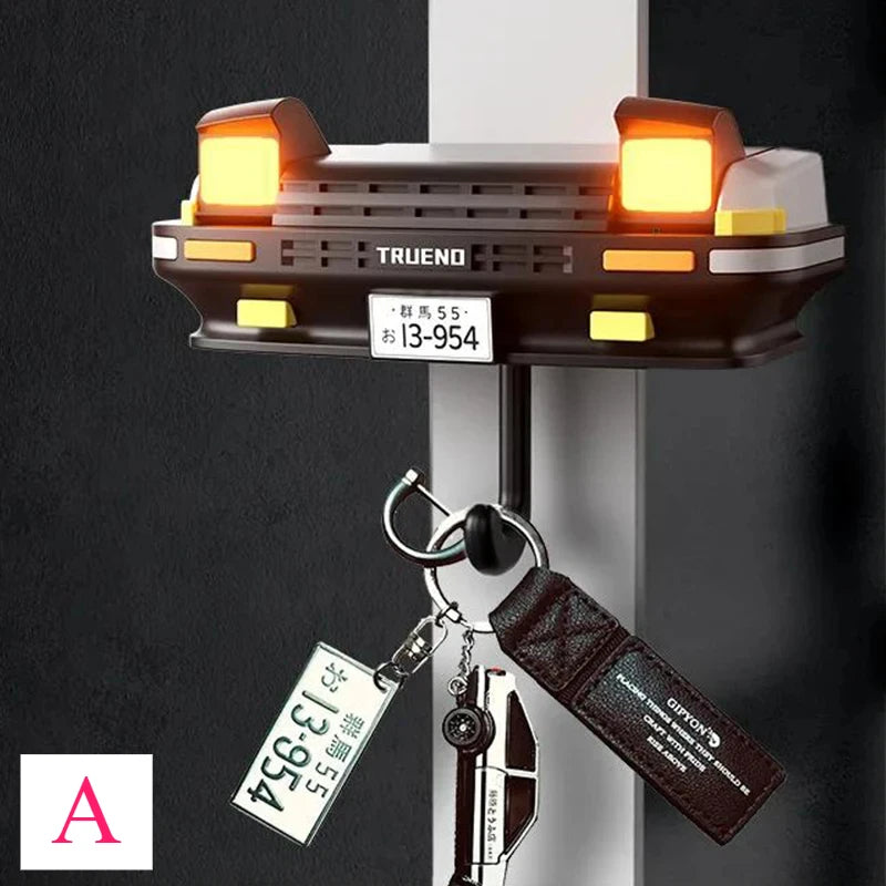 AE86 Headlight Wall Key Holder – Automotive Decorative Hook for Car Enthusiasts