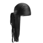 Silky Long Tail Durag – Satin Wave Cap for Men and Women Hair Styling
